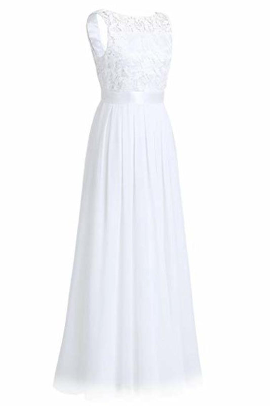 Wedding Bridesmaid Dress Chiffon Elegant Floor Length A Line