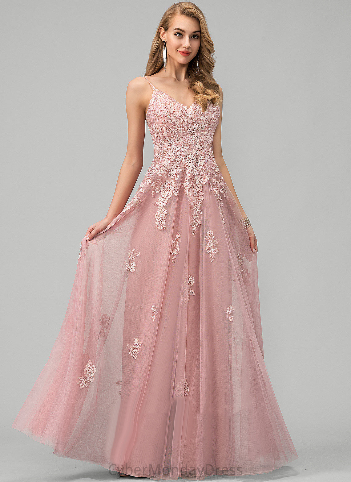 Dress Floor-Length Wedding Dresses Mary V-neck Tulle Wedding Ball-Gown/Princess