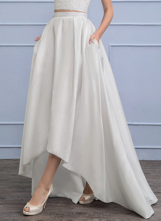 Wedding Dresses Separates Skirt Wedding Asymmetrical Taffeta Harper